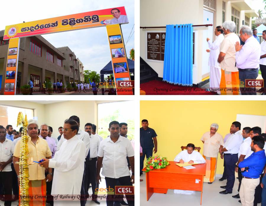 Construction of Railway Quarters at Kaduruwela Town